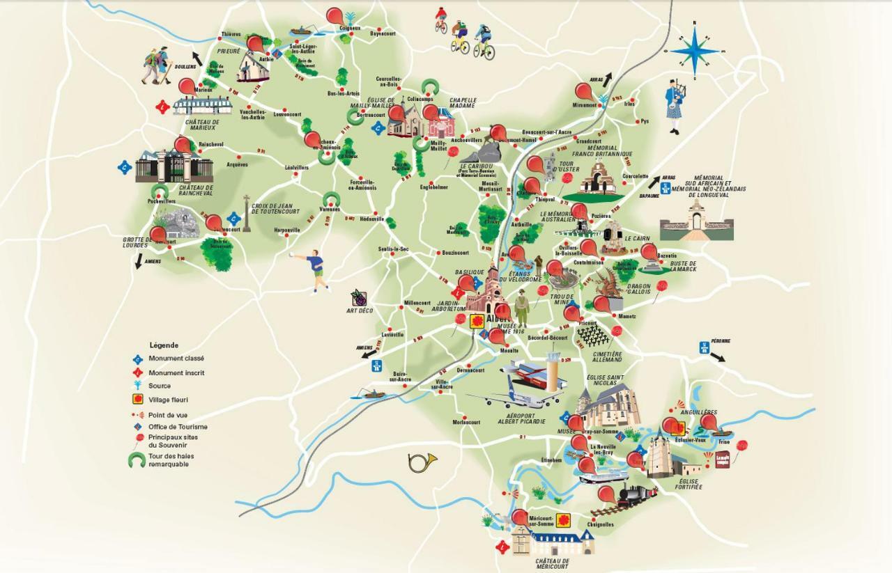 Maison 2Ch - 4 Pers En Picardie Parking Gratuit - By La Source D'Orfee Courcelette Экстерьер фото